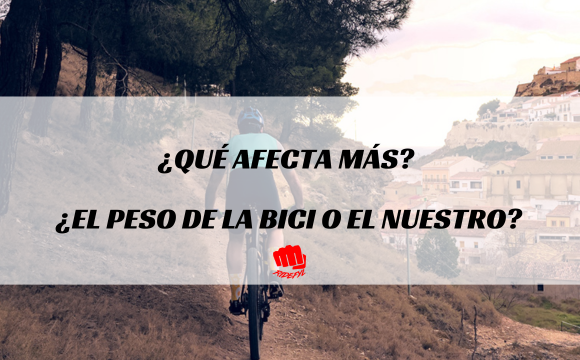 ¿Qué afecta más? ¿El peso de la bici o el nuestro? Comparativa con el Peso del Propio Ciclista